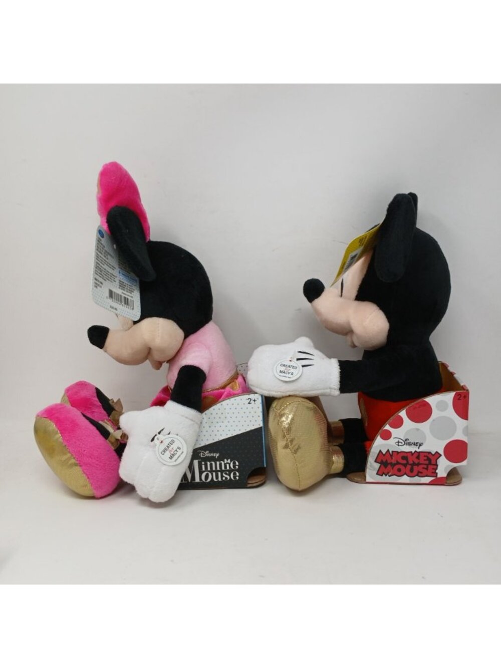 Disney Mickey & Minnie Mouse Plush Set From Macys w/ Tags Stuffed Toys New #S1-B - Picture 11 of 11